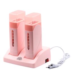 Global Fashion Professional Double Exclusive Care Wax Heater Set, Pink