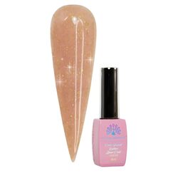 Global Fashion Professional Non-Toxic Flakes Base Coat Nail Polish, Long-Lasting Vegan Cruelty-Free, 8ml, 05, Beige