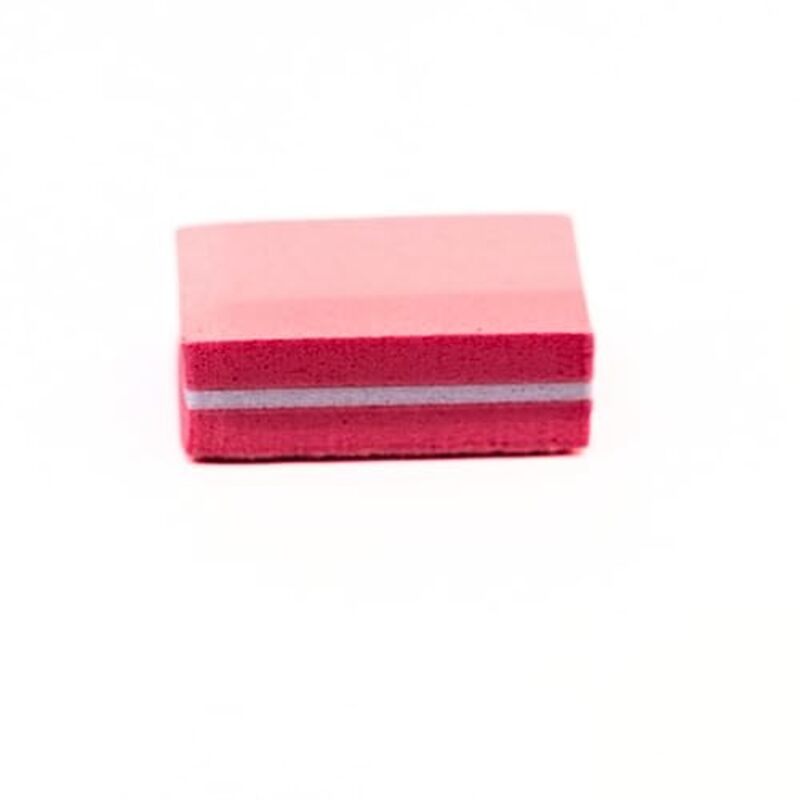 Global Fashion Professional Mini Nail Art Buffer, 50 Pieces, Pink