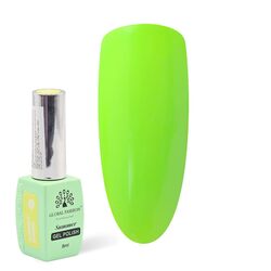 Global Fashion Professional Summer/Spring 36 Colors Collection Gel Nail Polish, Long Lasting Non-Toxic, 8ml, 03, Green