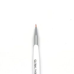 Global Fashion Professional Fine Liner Nail Art Brush, 7mm, White
