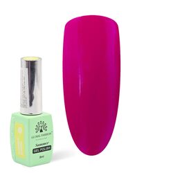 Global Fashion Professional Summer/Spring 36 Colors Collection Gel Nail Polish, Long Lasting Non-Toxic, 8ml, 27, Purple