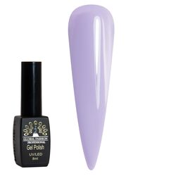 Global Fashion Professional Black Elite Gel Nail Polish, 8ml, 088, Lavender