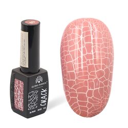 Global Fashion Professional Captivating Cracked Effects Gel Nail Polish, 8ml, No. 03, Orange