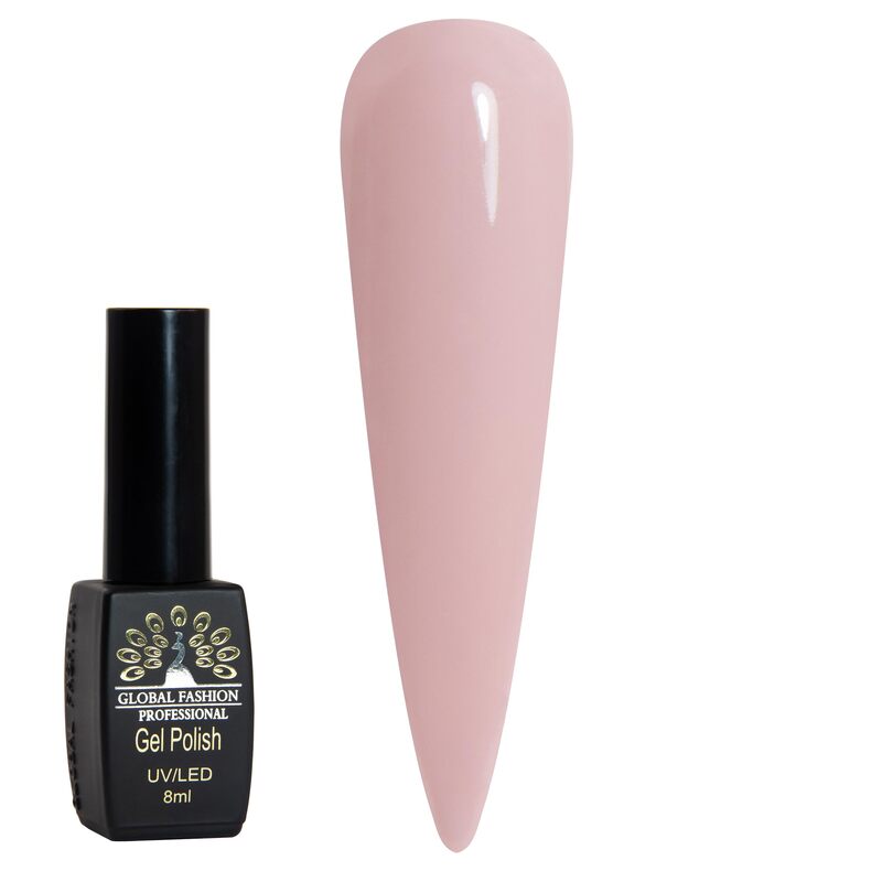 Global Fashion Professional Black Elite Gel Nail Polish, 8ml, 239, Pink