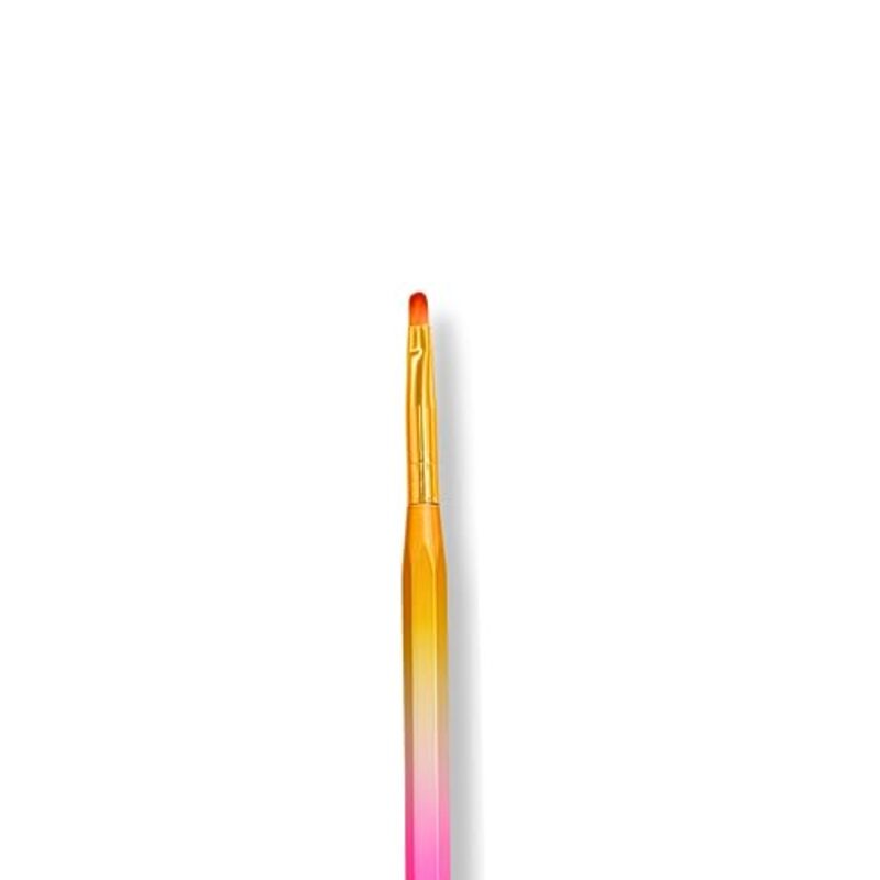 Global Fashion Professional Nail Art Gradient Pen UV Gel Brush #4, Multicolour