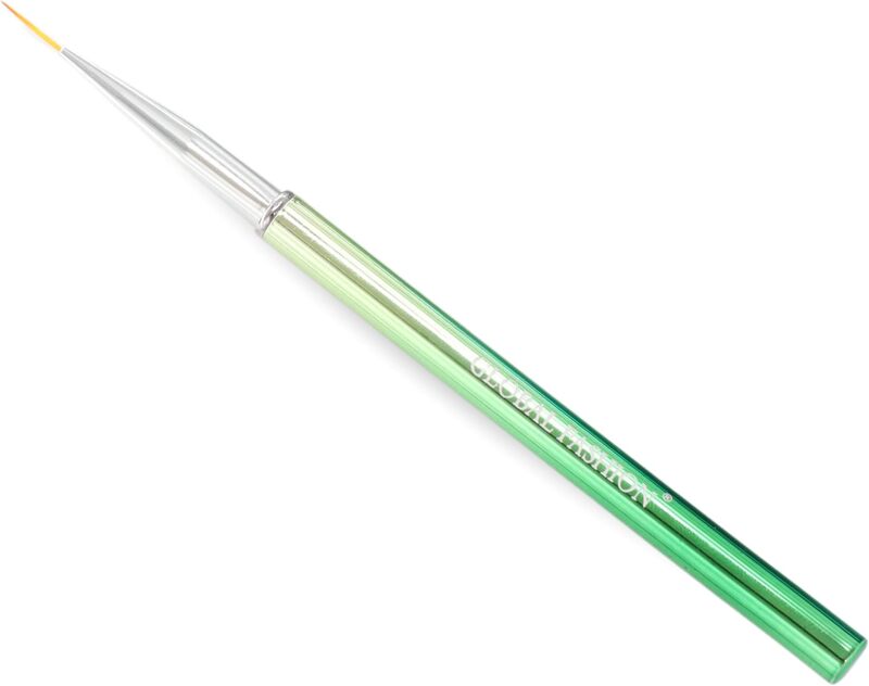 Global Fashion Professional Nail Art Design Brush, 11mm, Green