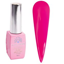 Global Fashion Professional Neon Base Coat Nail Polish, Non-Toxic Nail Treatment Vegan Cruelty Free, 8ml, 07, Pink