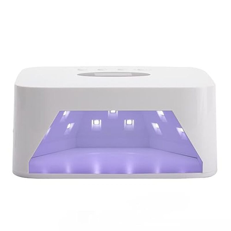 Global Fashion Professional Safe and Effective Cordless UV/LED Nail Lamp, White