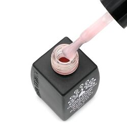 Global Fashion Professional Long-Lasting & Chip-Resistant French Rubber Base Coat UV/LED, 8ml, 06, Pink