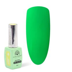 Global Fashion Professional Summer/Spring 36 Colors Collection Gel Nail Polish, Long Lasting Non-Toxic, 8ml, 05, Green