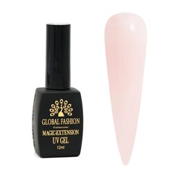 Global Fashion Professional Achieve Stunning Nail Magic Extensions UV Gel, 12ml, 15, Pink