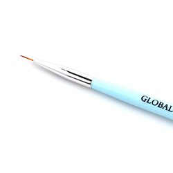 Global Fashion Professional Liner Nail Art Brush, 9mm, Blue