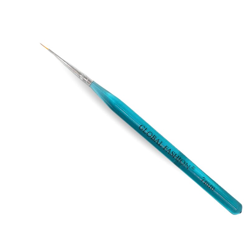 Global Fashion Professional Nail Art Nail Dotting Brush, 7mm, Blue