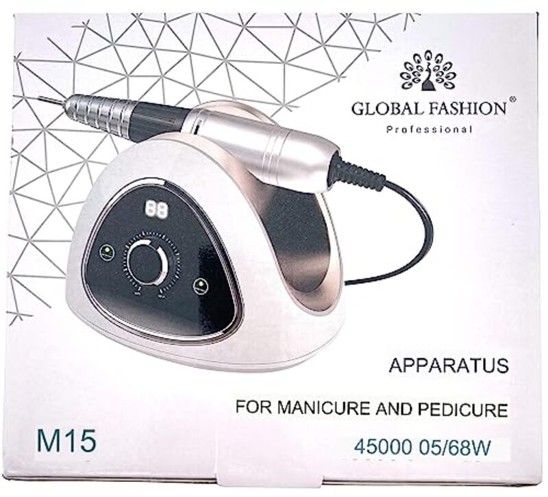 Global Fashion Professional Get Salon-Quality Manicures and Pedicures, 68W, M15, White