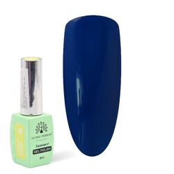 Global Fashion Professional Summer/Spring 36 Colors Collection Gel Nail Polish, Long Lasting Non-Toxic, 8ml, 36, Blue