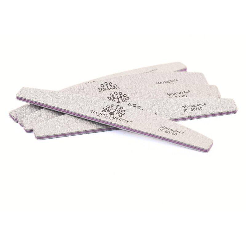 

Global Fashion Professional Washable Nail File Set 80/80, 24 Pieces, White