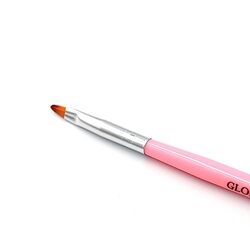 Global Fashion Professional Oval Nail Art Brush, #4, Pink