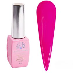 Global Fashion Professional Neon Base Coat Nail Polish, Non-Toxic Nail Treatment Vegan Cruelty Free, 8ml, 09, Pink