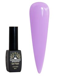 Global Fashion Professional Black Elite Gel Nail Polish, 8ml, 083, Purple