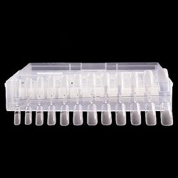 Global Fashion Professional Multi-Shape Gel Tips, 504 Pieces, Square, Clear