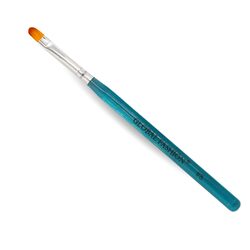 Global Fashion Professional Fine Bristle Nail Art Brush, #8, Blue