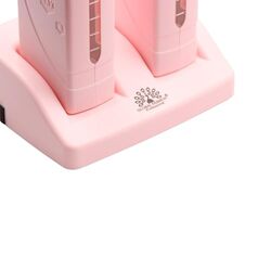 Global Fashion Professional Double Exclusive Care Wax Heater Set, Pink