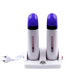 Global Fashion Professional Double Cartridge Wax Heater Set, Purple