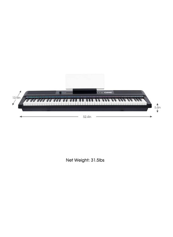 The One Keyboard Pro Piano, Black