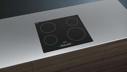 Siemens 4-Burner Built-in Electric Ceramic Hob, ET611FE17Q, Black