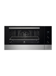 Electrolux 77L Stainless Steel Built-in Electric Oven, 2853W, EOM5420AAX, Black/Silver