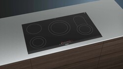 Siemens 4-Burner Built-in Electric Ceramic Hob, ET975FKB1Q, Black