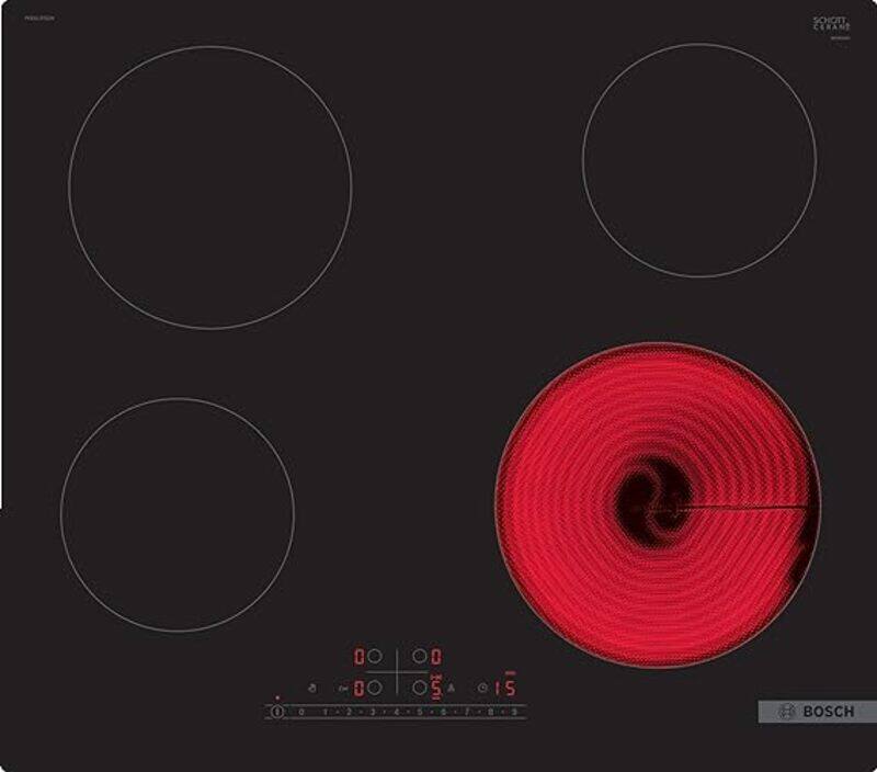 

Bosch Series 6 electric hob 60 cm Black, PKE611FB2M