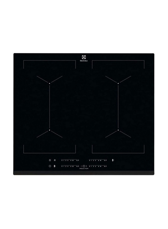 Electrolux 4-Burner Built-in Electric Induction Hob, EIV644, Black