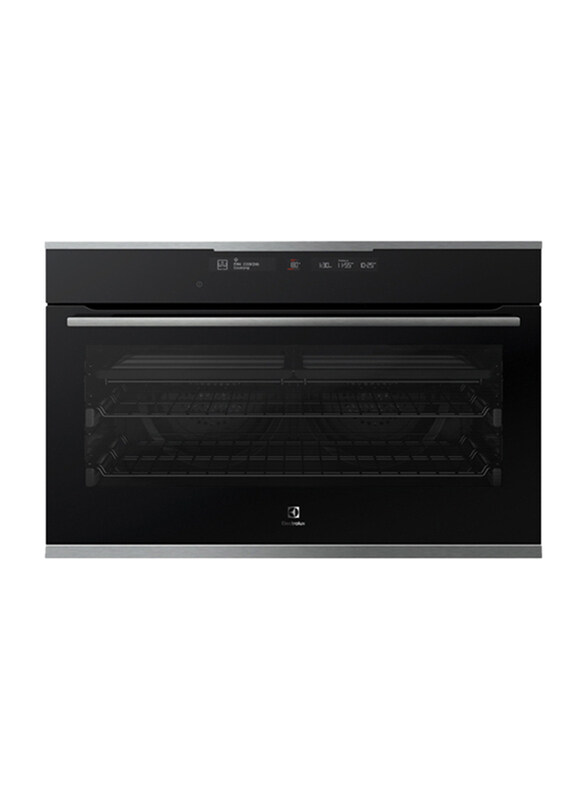 

Electrolux 125L Stainless Steel Built-in Electric Oven, EVE916SD, Black