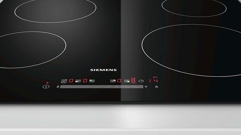 Siemens 4-Burner Built-in Electric Ceramic Hob, ET611FE17Q, Black