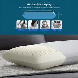 Cotton Home Classic Breatheasy Saponetta Memory Foam Pillow, White