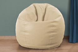 Cotton Home Kids Bean Bag, 50 x 80 x 80cm, Beige