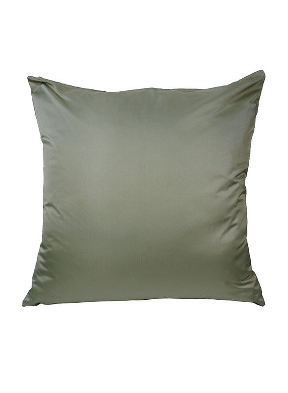 Cotton Home Floor Cushion, 80 x 80cm, 4B, Grey/Pink