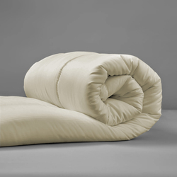 Cotton Home Microfiber Roll Comforter, 220 x 240cm, King, Beige