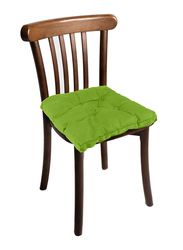 Cotton Home Quilted Chair Pad, 40 x 40cm, Green