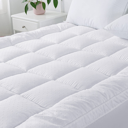 Cotton Home Supersoft Bubble Mattress Topper, 120 x 200 + 5cm, White