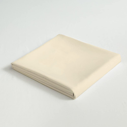 Cotton Home Flat Sheet 100% Cotton, 200 x 240cm, Ivory