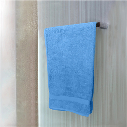 Cotton Home 2-Piece 100% Cotton Bath Towel Set, 70 x 140cm, Light Blue