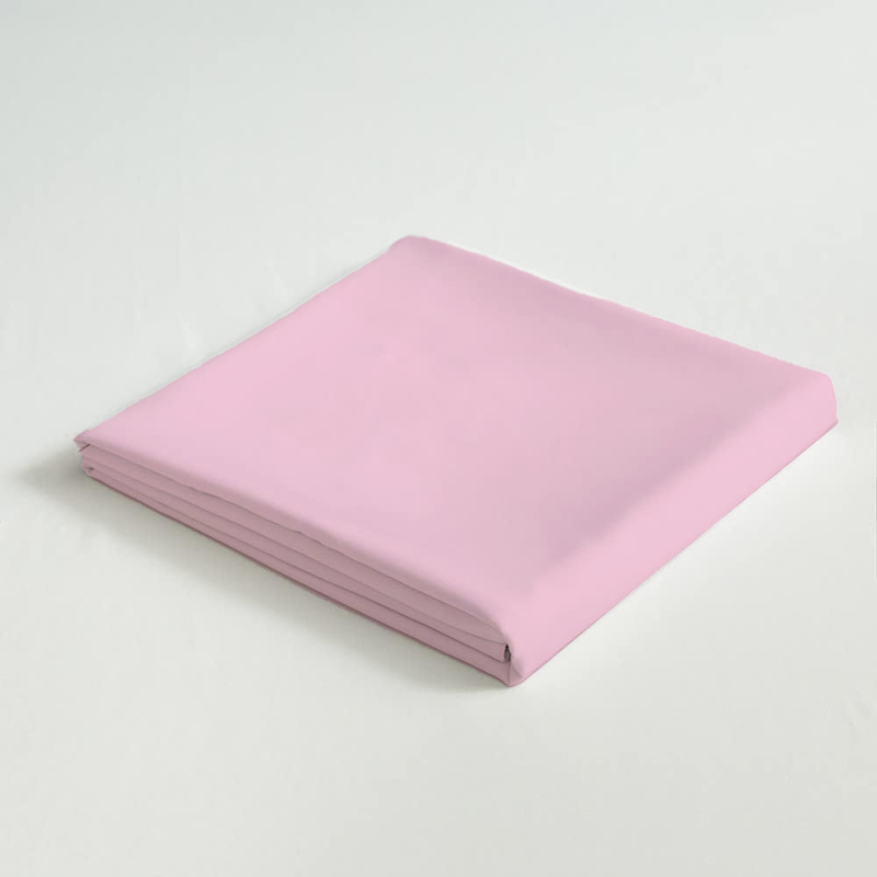 Cotton Home 3-Piece Flat Sheet Set, 1 Flat Sheet + 2 Pillow Case, Single, Pink