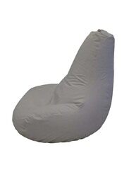 Cotton Home Tear Drop Bean Bag, Grey