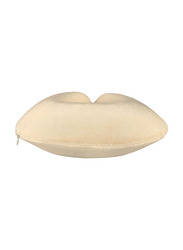 Cotton Home Memory Neck Pillow, Beige