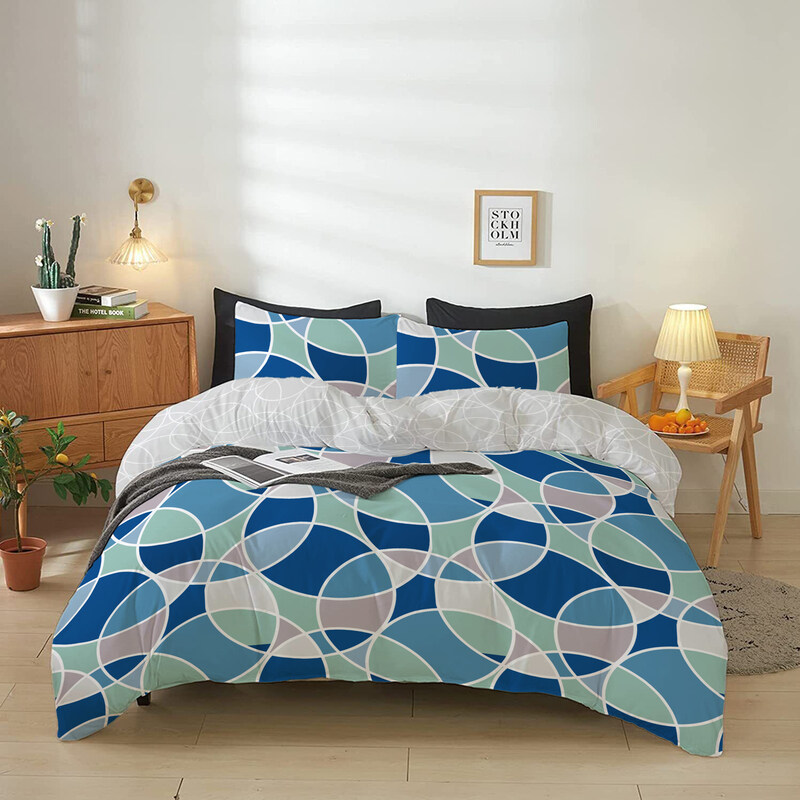 

Cotton Home 4-Piece Luxury Cotton Comforter Set, PT-09, King, Printed