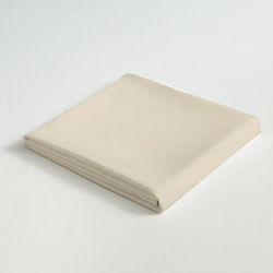 Cotton Home 3-Piece Flat Sheet Set, 1 Flat Sheet + 2 Pillow Case, Queen, Ivory