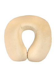 Cotton Home Memory Neck Pillow, Beige